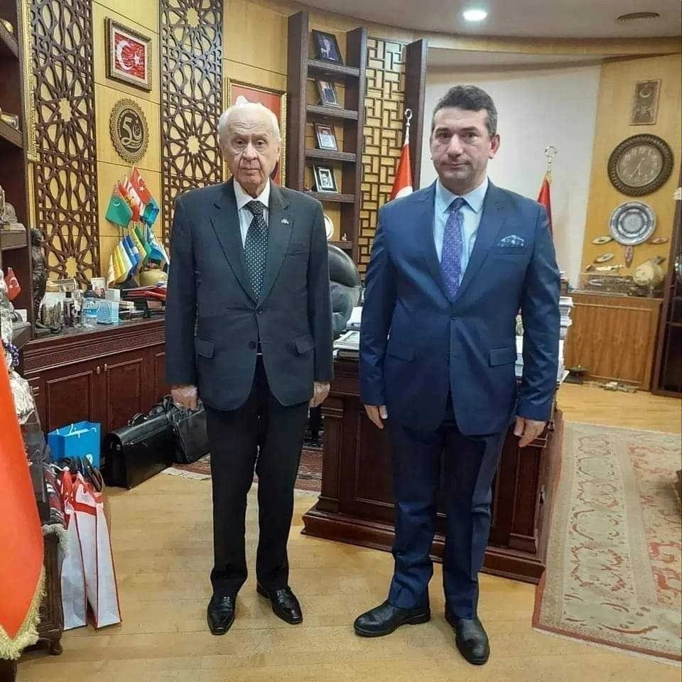 Genel Başkan Okan Ertorun ve MHP Lideri Sayın Devlet Bahçeli